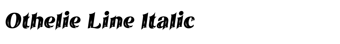 Othelie Line Italic image